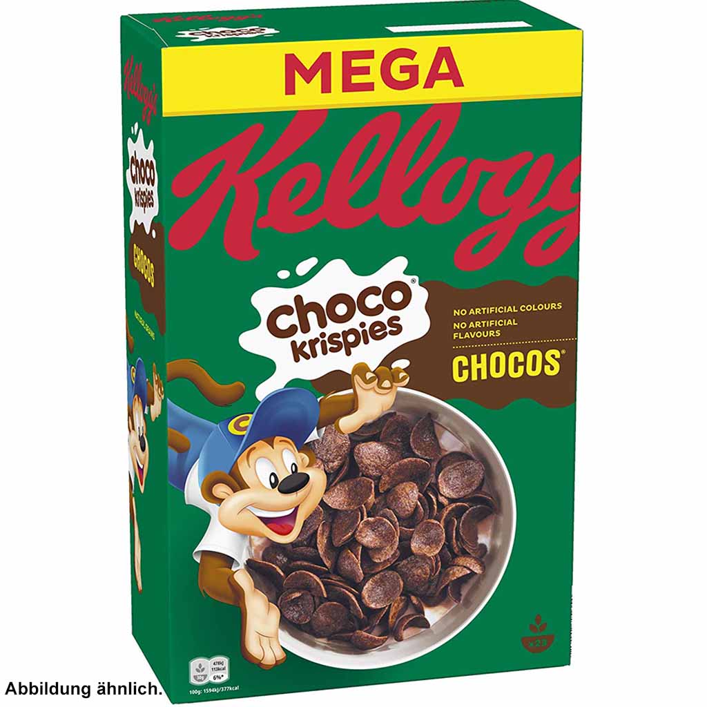 2,8kg Kelloggs CHOCO KRISPIES Chocos (4x700g) MHD:13.1.20