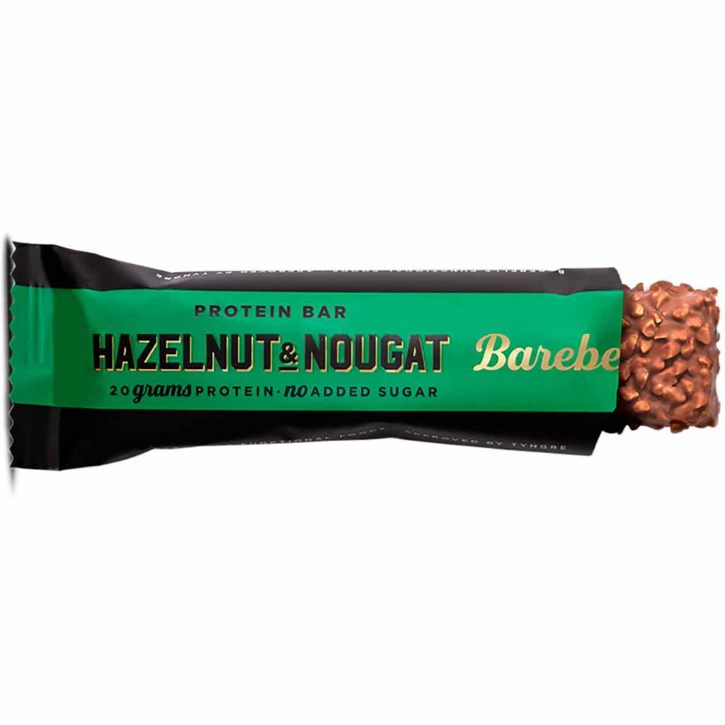 12x Barebells Hazelnut & Nougat Proteinriegel á 55g=660g MHD:17.1.24
