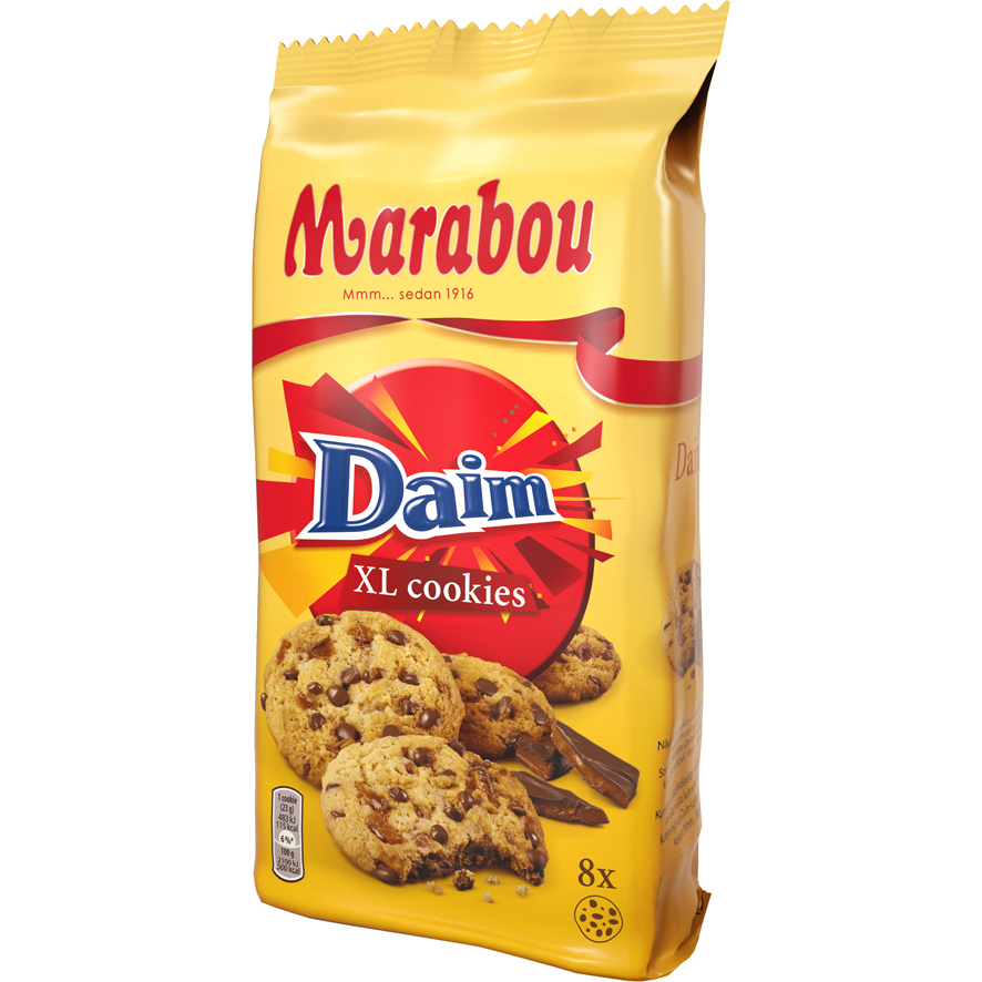 Marabou Daim XL Cookies 184g MHD:18.1.25