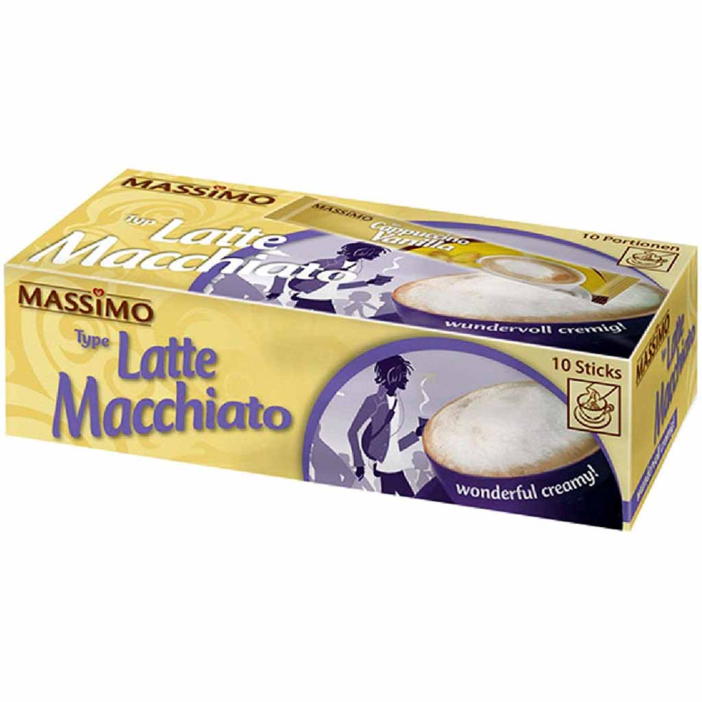 Massimo_Latte_macchiato_125g_front_96dpi MASSIMO Latte Macchiato 125g= 10 Tassen