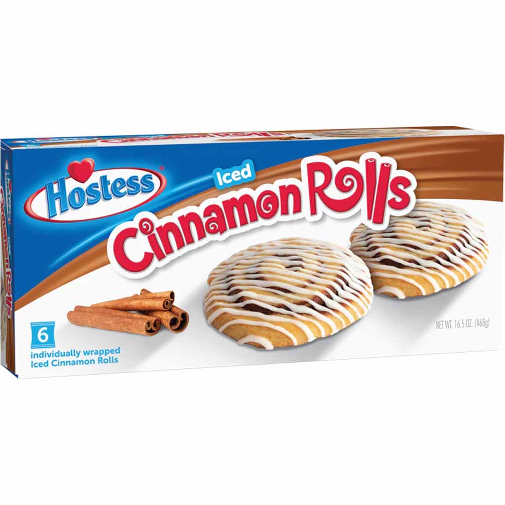 Hostess Cinnamon Rolls Iced 468g MHD:31.12.23