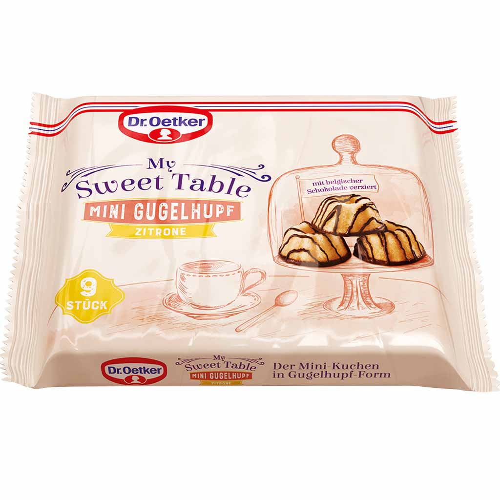 Dr.Oetker My sweet Table Mini Gugelhupf Zitrone 150g MHD:15.12.21