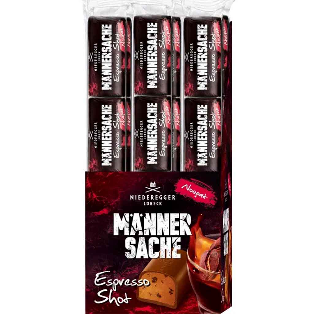 Niederegger Männersache Nougat Espresso Shot 15x50g=750g MHD:19.1.25