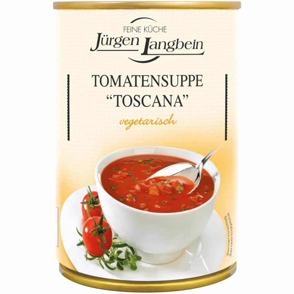 Jürgen Langbein Tomatensuppe Toscana 400ml MHD:23.10.26