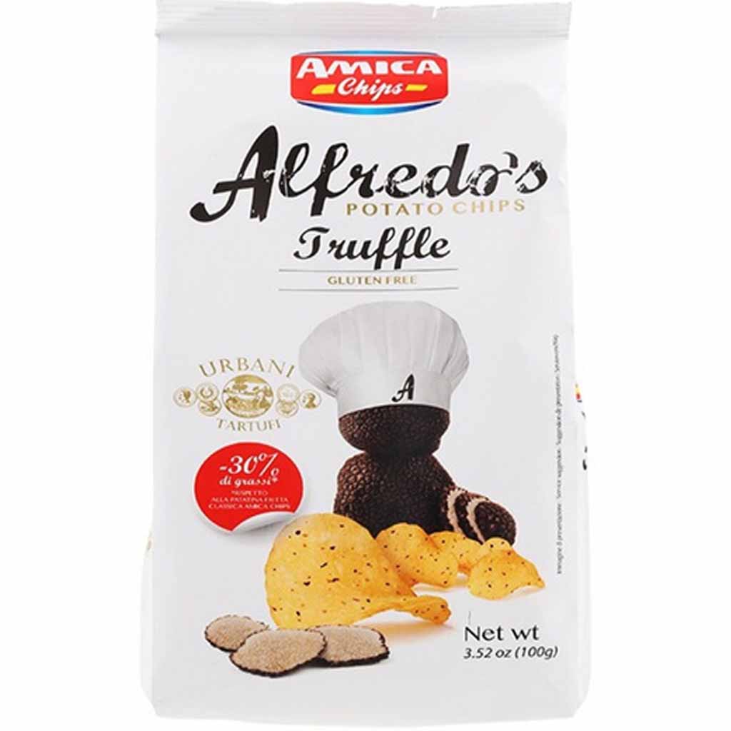 Amica Chips Alfredos Potato Chips Truffle 100g MHD:25.12.24