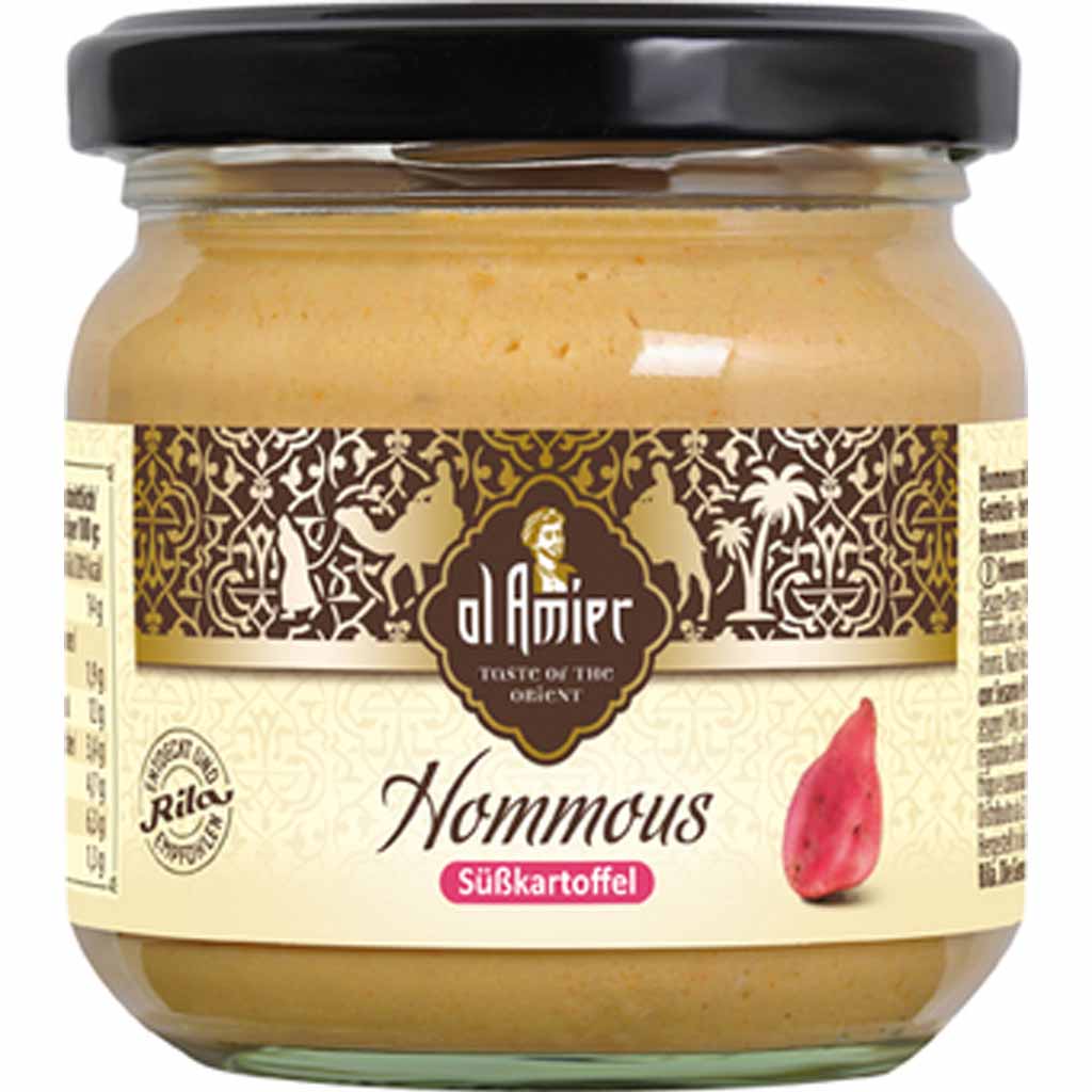 al Amier Hommous mit Süßkartoffel 180g MHD:14.1.24