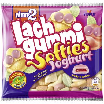 Storck Nimm2 Lachgummi Softies Joghurt 225g MHD:30.5.25