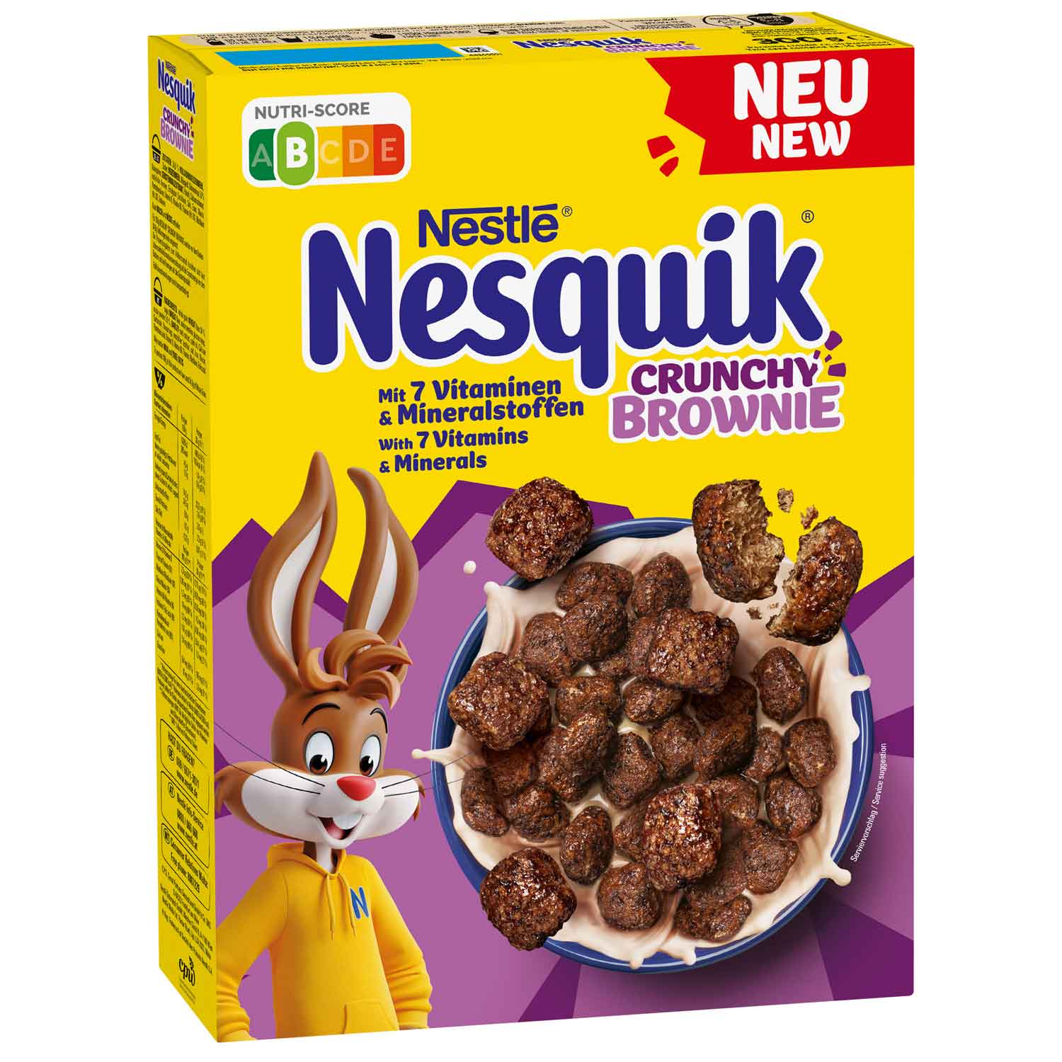 Nesquik Crunchy Brownie 300g MHD:30.3.25