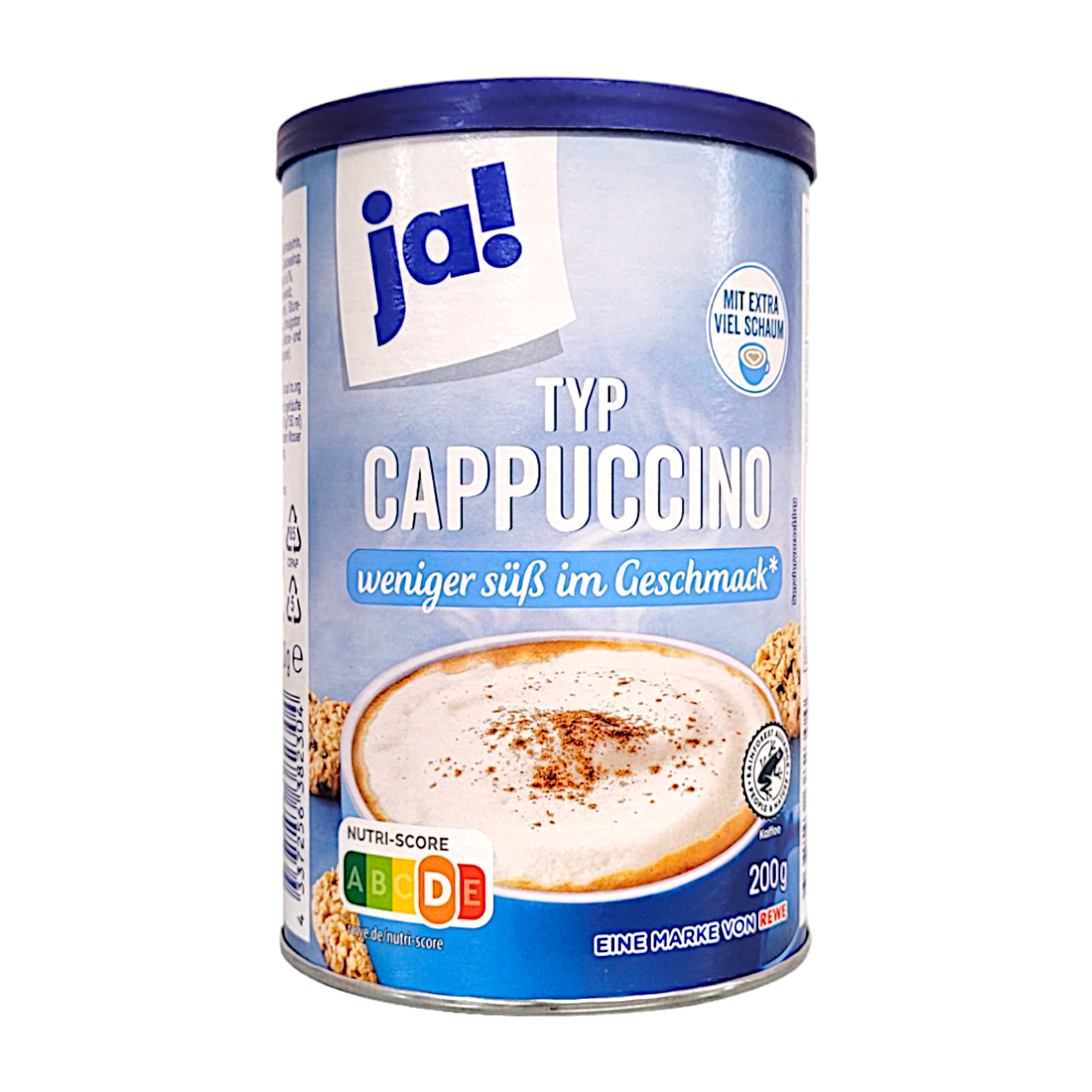 ja! Cappuccino weniger süß im Geschmack 200g