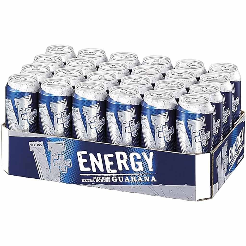 24x VELTINS V+ Energy GUARANA 5,0% vol, 0,5L Dosen, 4005249001265