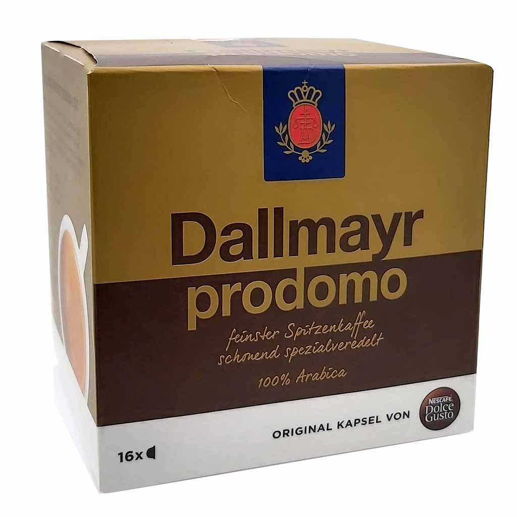 Nescafe Dolce Gusto Kapseln Dallmayr Prodomo 16 Tassen 112g MHD:30.6.24