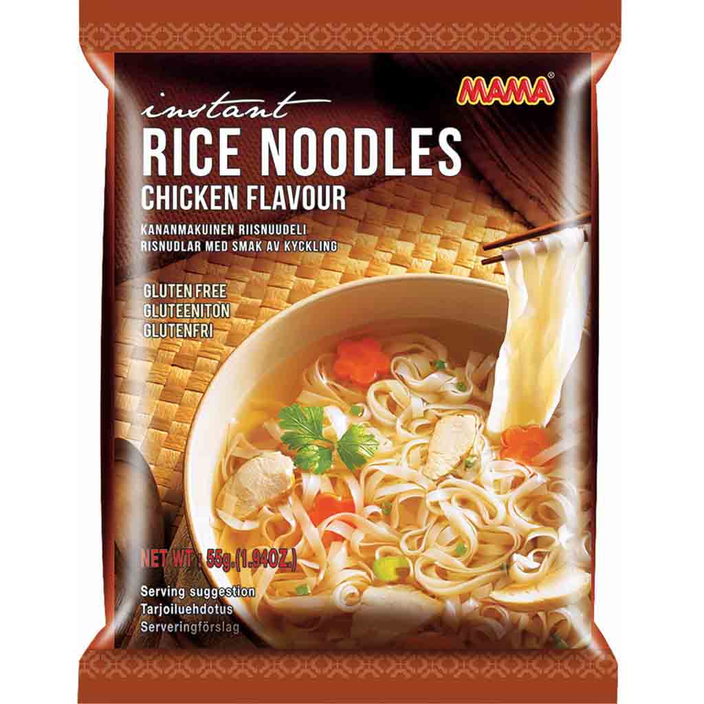 Mama Instant Reisnudelgericht mit Huhn Geschmack 24x55g=1320g MHD:1.9.24
