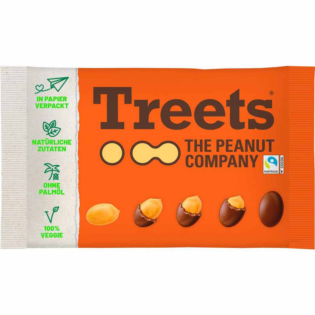 Treets - The Peanut Company Peanuts 185g MHD:10.6.25