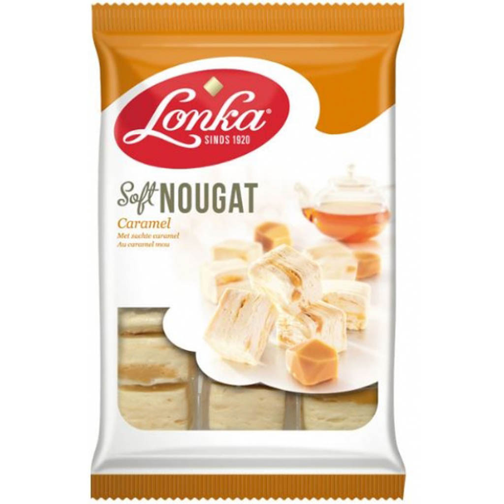 Lonka Soft Nougat Caramel Karamell  170g MHD:19.11.24
