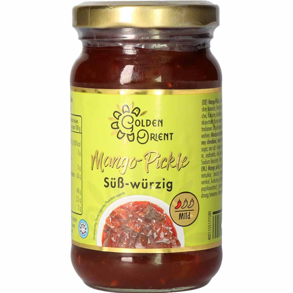 Golden Orient Mango Pickle süß würzig 250g MHD:3.11.24