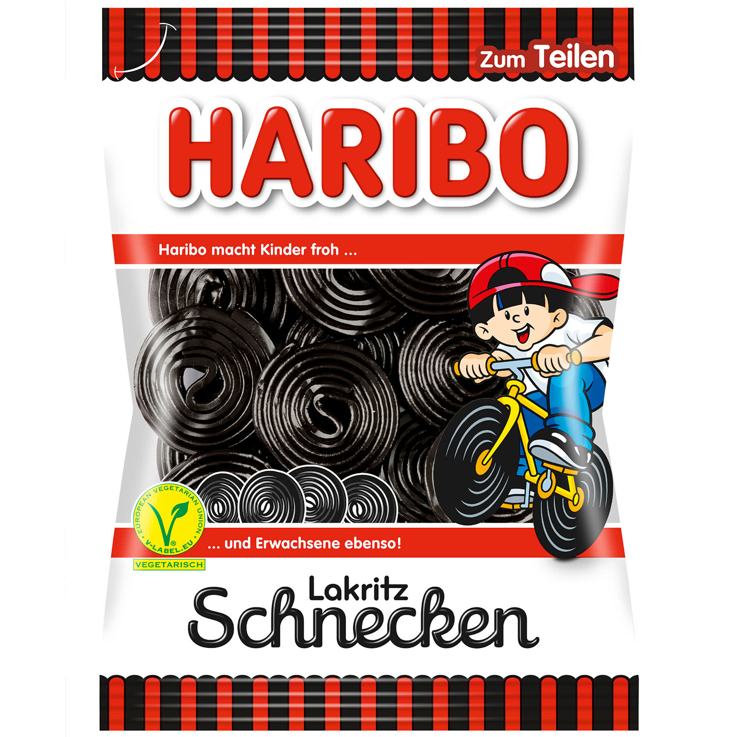 Haribo Lakritz Schnecken 200g MHD:30.5.23