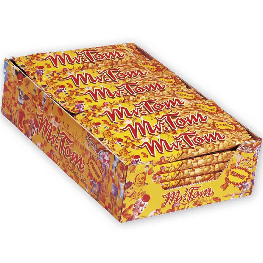 36x Mr.Tom Peanut Erdnuss Riegel á 40g=1440g MHD:30.1.25