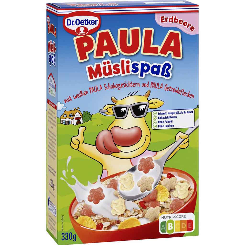 Dr.Oetker Paula Müslispaß Erdbeere 330g MHD:30.11.24