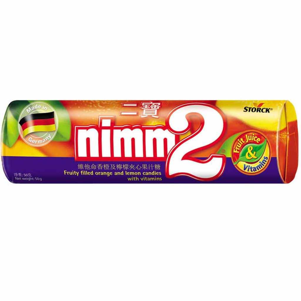 24x Nimm2 Orangen & Zitronen Bonbon Rollen á 50g=1200g MHD:30.5.22