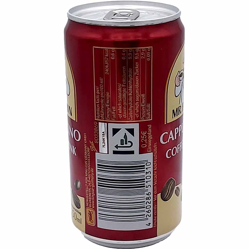 Mr. Brown Coffeedrink Cappuccino Dose 250ml