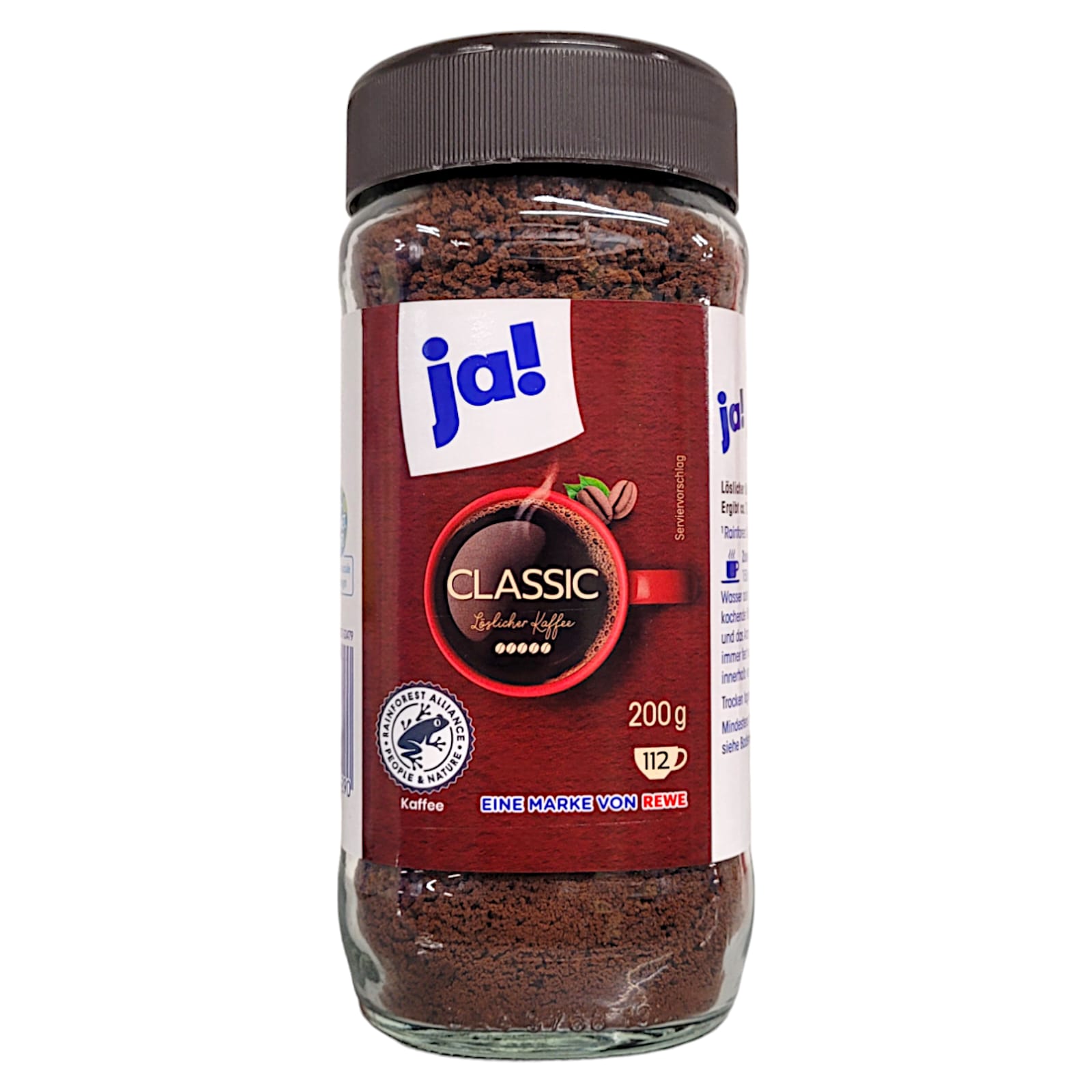 ja! löslicher Kaffee 200g MHD:30.8.26