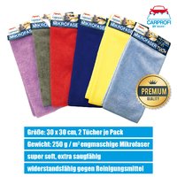 2 er Pack Mikrofaser Tücher 30x30cm