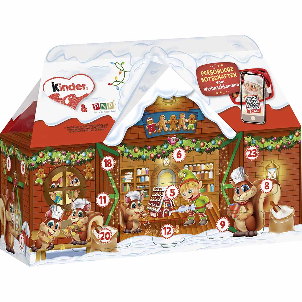 kinder Mix Adventskalender 3D-Haus 234g, 8000500294772