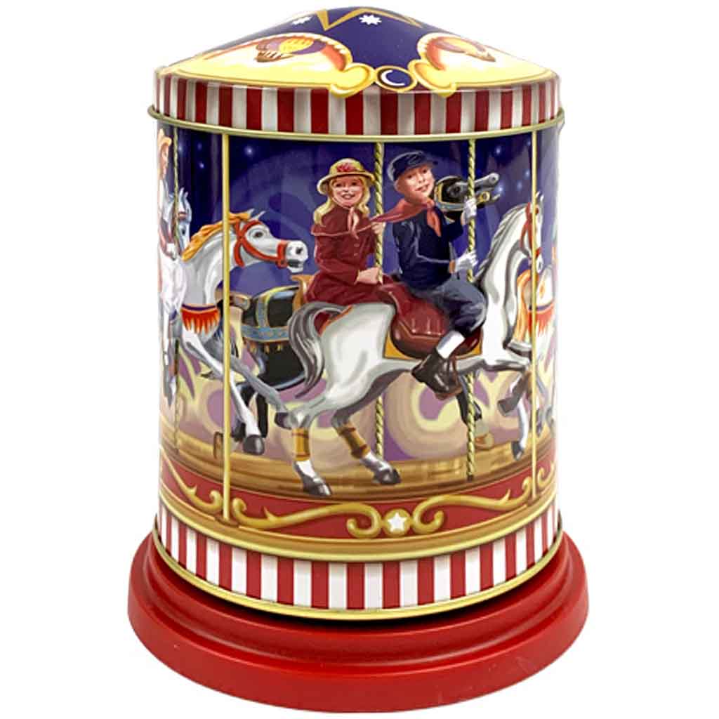 Haeberlein-Metzger Elisen-Lebkuchen schokoliert Karussell-Spieldose 300g MHD:30.5.24