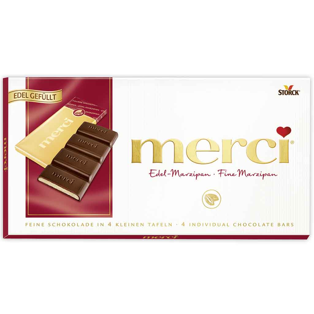 Merci feine Schokolade Edel-Marzipan 112g MHD:1.6.25