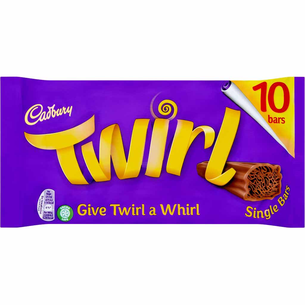 Cadbury Twirl 10er 215g MHD:3.11.22