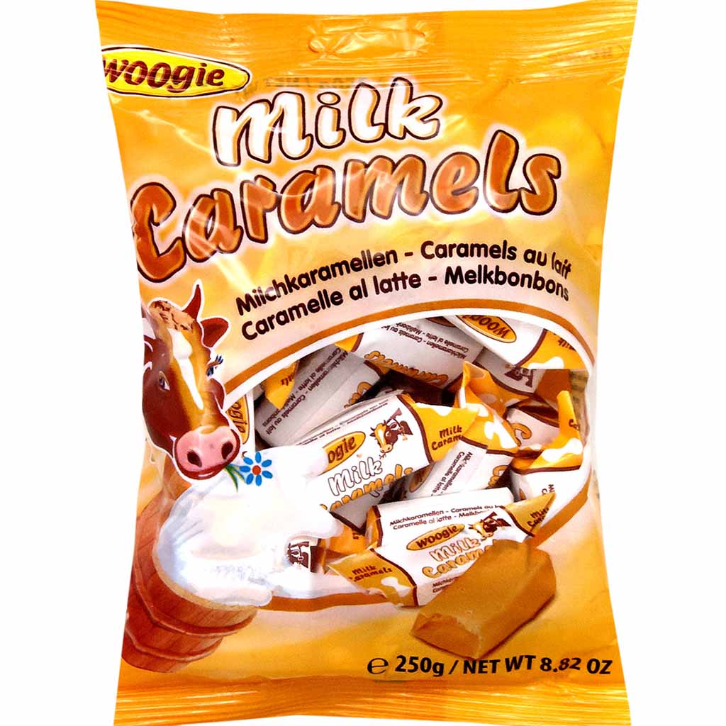 Woogie Milchkaramellen Kuhbonbons 250g MHD:8.5.25