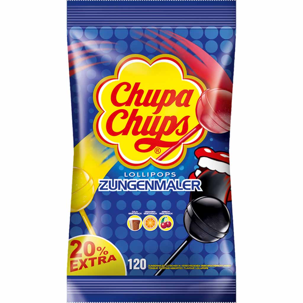Chupa Chups Zungenmaler 120er Beutel 1440g MHD:30.6.26