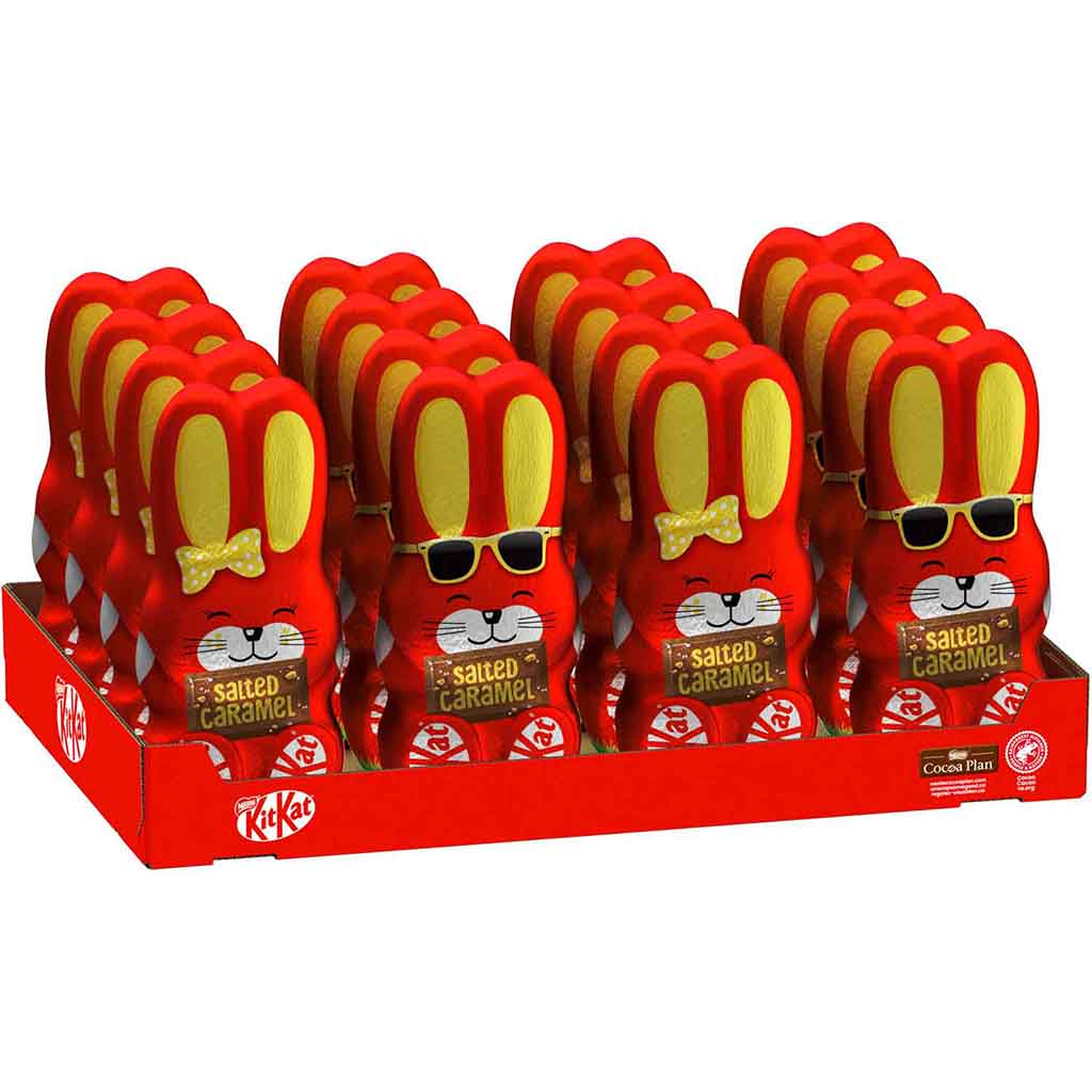 KitKat Osterhase Salted Caramel 16x85g=1360g MHD:30.12.24