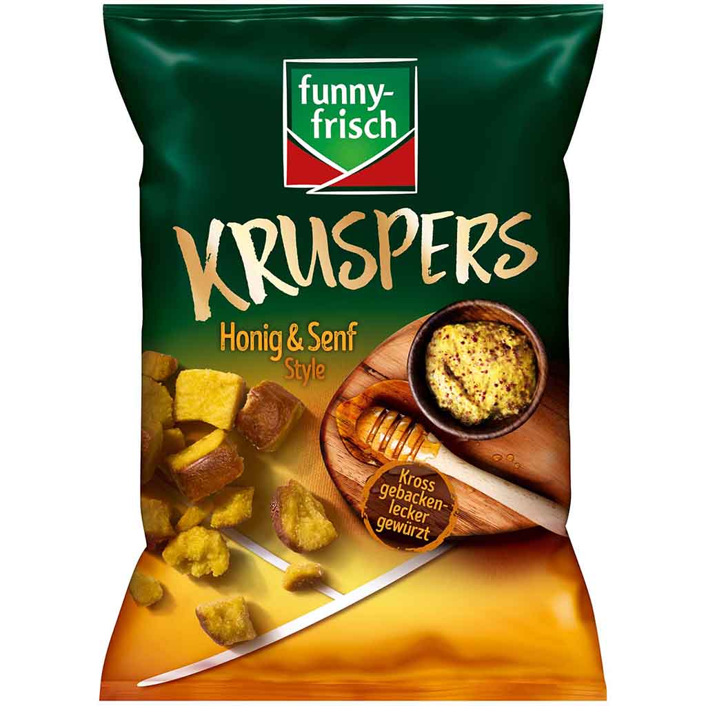funny frisch Kruspers Honig & Senf Style 120g MHD:18.11.24