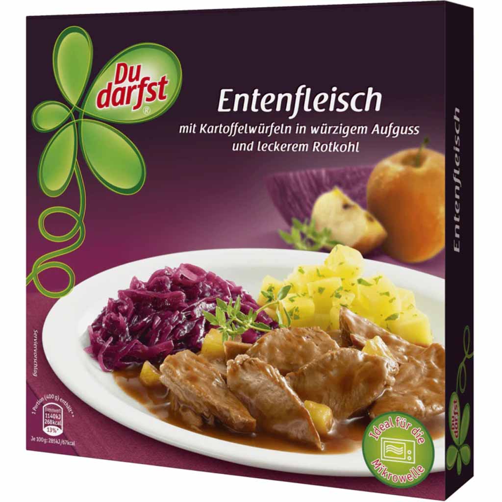 Du darfst Fertiggericht Entenfleisch 400g