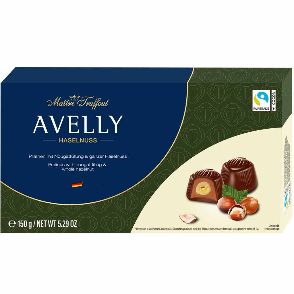 Maitre Truffout Haselnuss Pralinen Avelly 150g