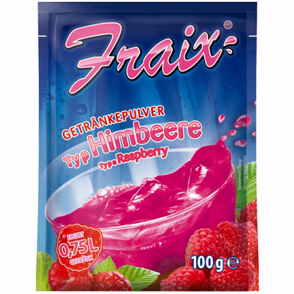 2,5kg Fraix Instant Getränkepulver Himbeere (25x100g) MHD:30.4.26
