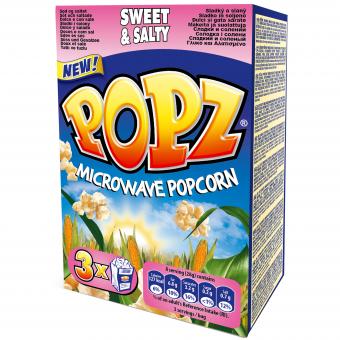 POPZ Mikrowellen-Popcorn Sweet & Salty 3er MHD:30.5.26