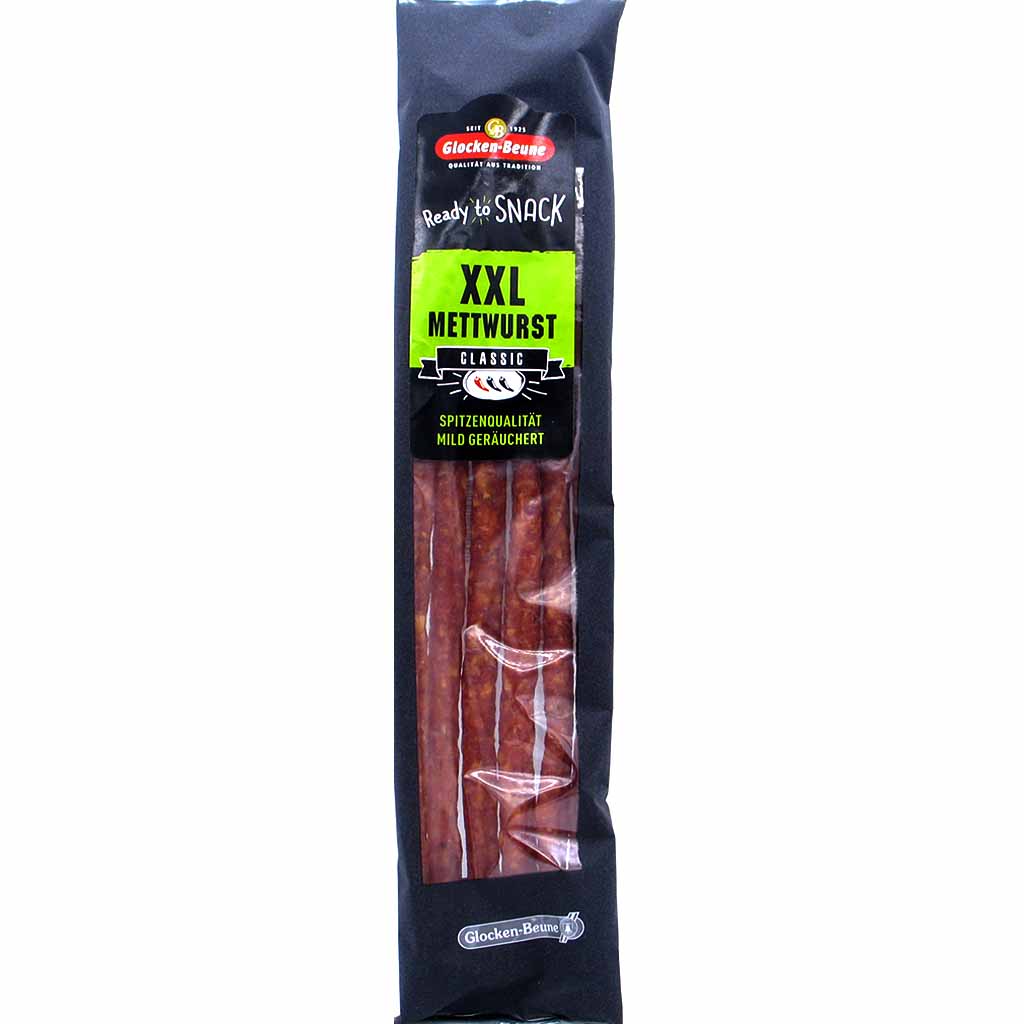 Glocken-Beune XXL Mettwurst to go Classic 100g MHD:8.11.24