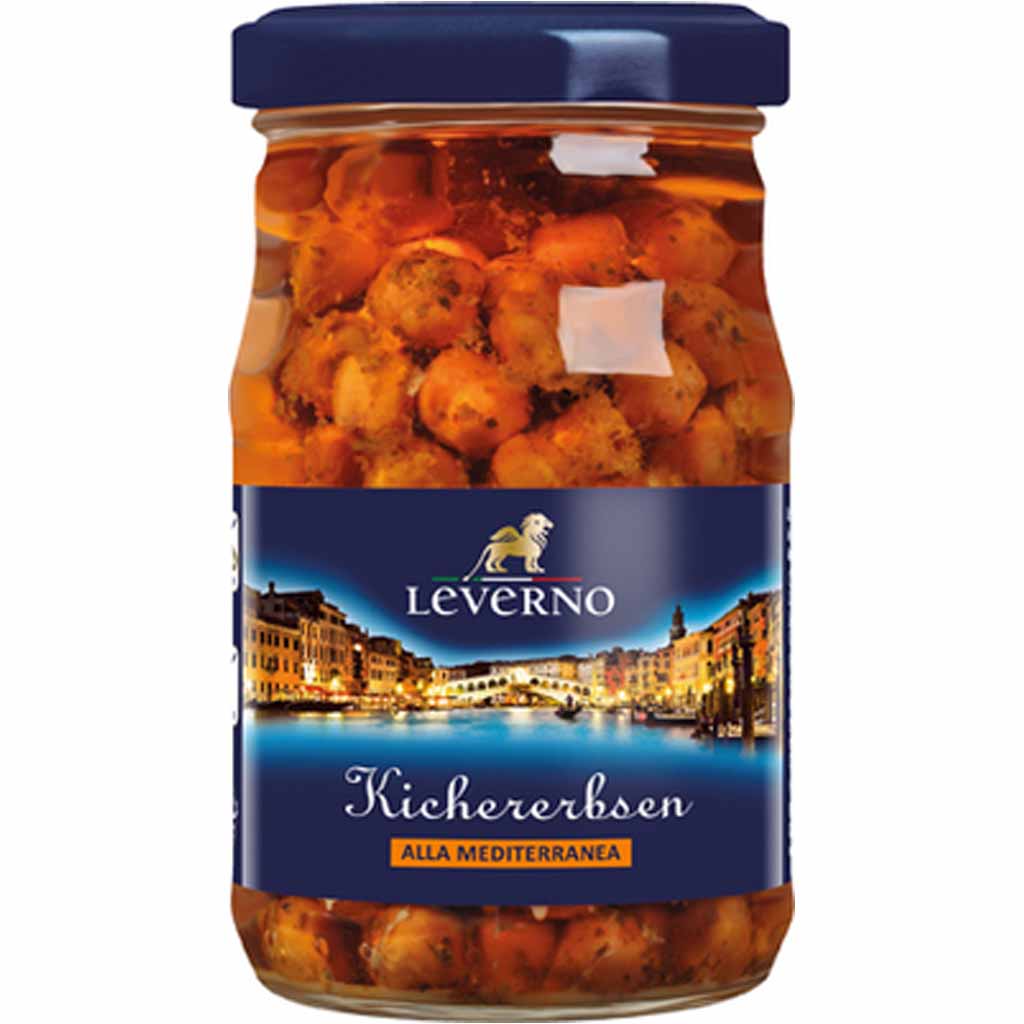 Leverno Kichererbsen alla Mediterranea 295g MHD:10.10.26