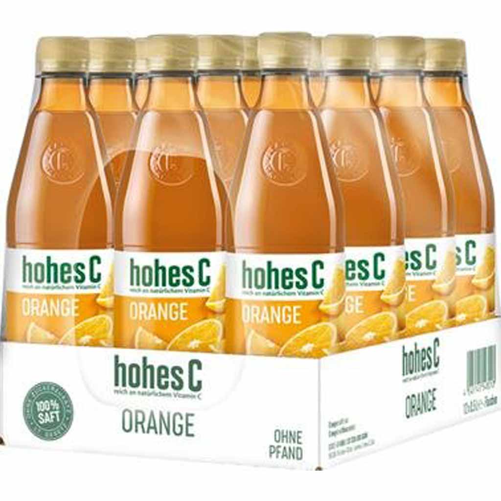 12x Hohes C Orange á 500ml=6L MHD:28.9.21