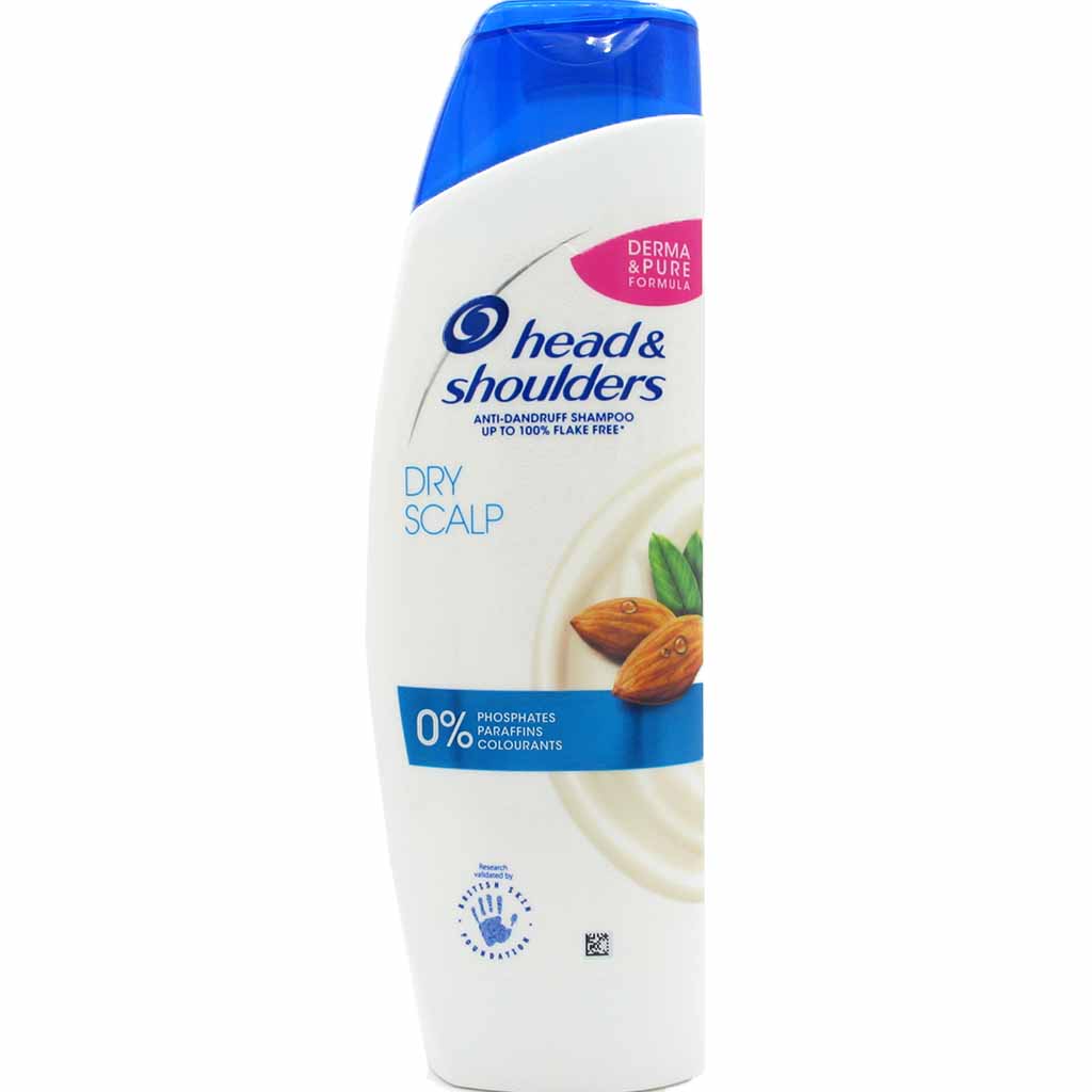 6x Head & Shoulders Shampoo Dry Scalp mit Mandelöl á 250ml=1500ml
