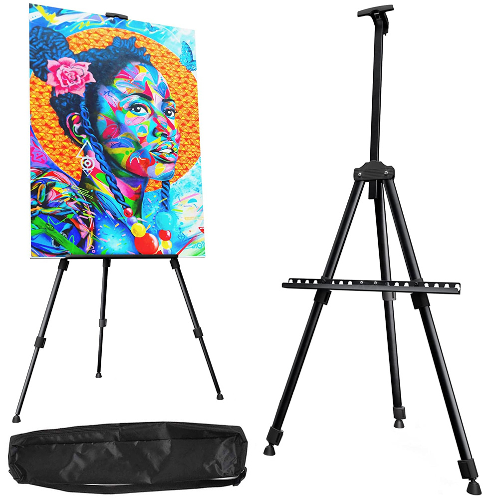 Aluminium-Malstaffelei 160 cm + Abdeckung