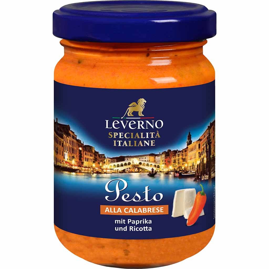 Leverno Pesto alla Calabrese 125g MHD:28.6.26