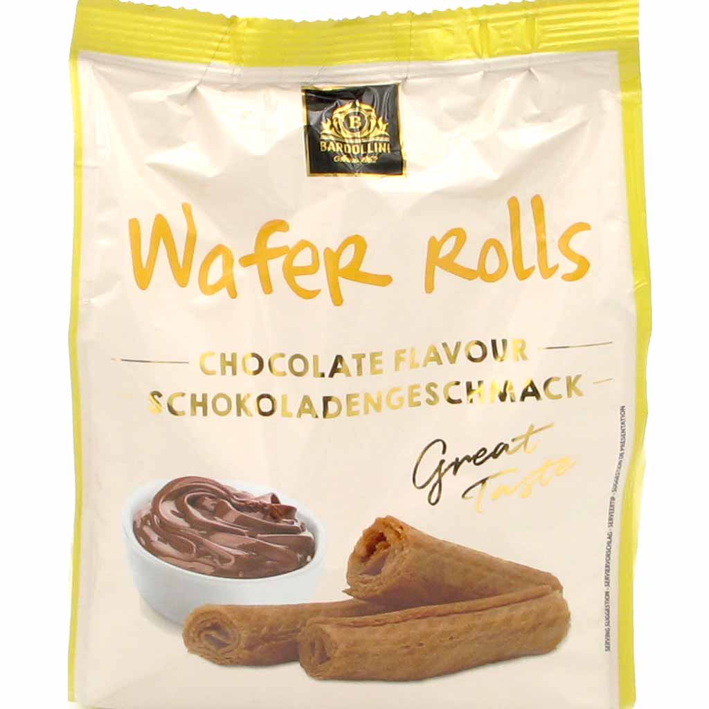 Bardollini Waffelröllchen Schokoladengeschmack 180g MHD:5.7.23
