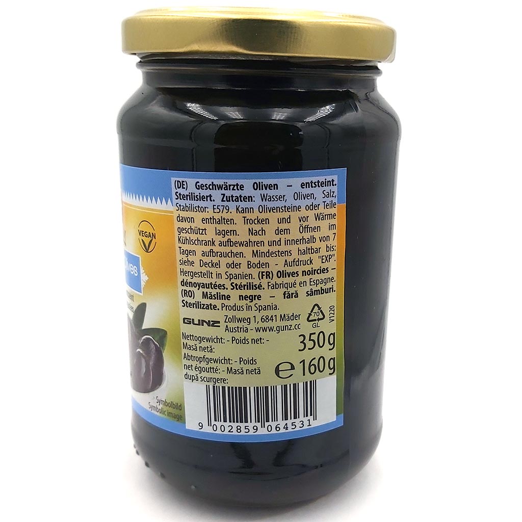 Don-Fernando-Schwarze-Oliven-entsteint-350g-2 Don Fernando Schwarze Oliven entsteint 350g
