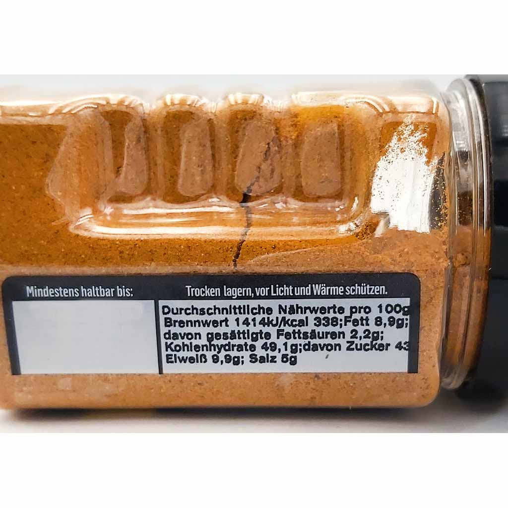 Sahra Curry 80g Nährwerte je 100g