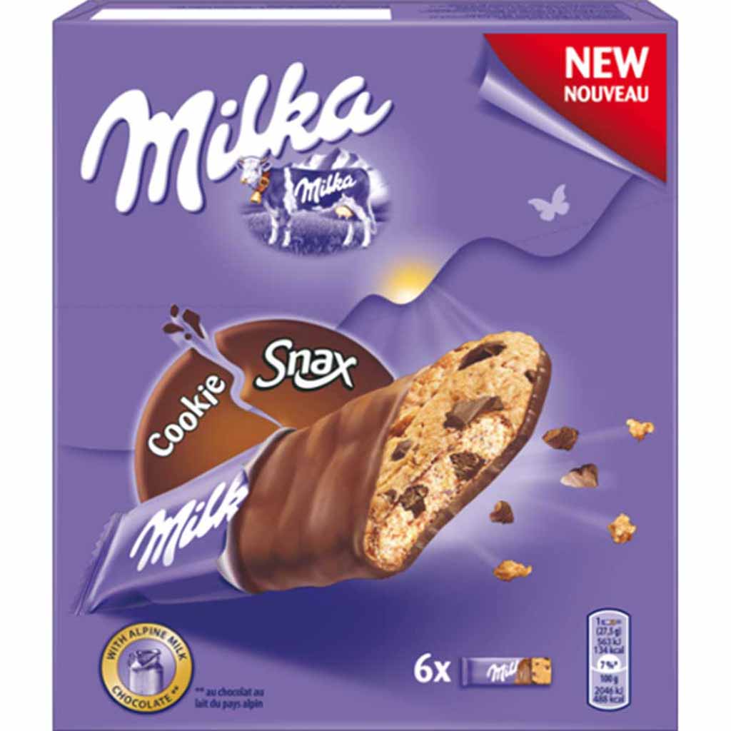 Milka Cookie Snax 6er 165g