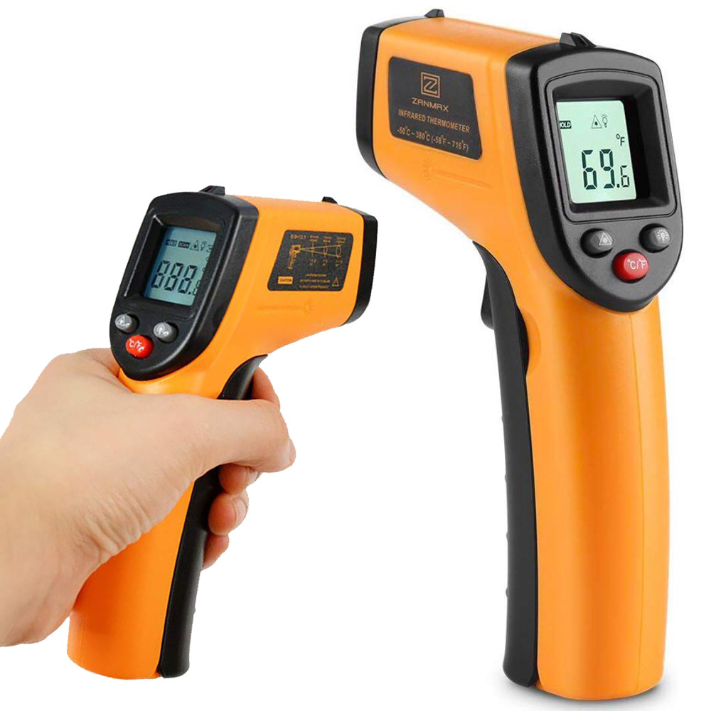 Berührungsloses Laserpyrometer-Thermometer -50 +380°C