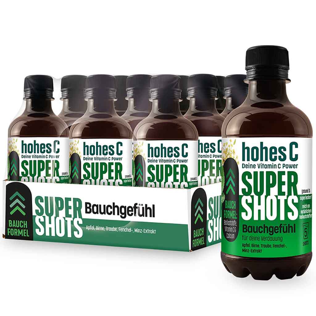 12x Hohes C SuperShots Bauchgefühl PET á 0,33L=3,96L MHD:1.12.23